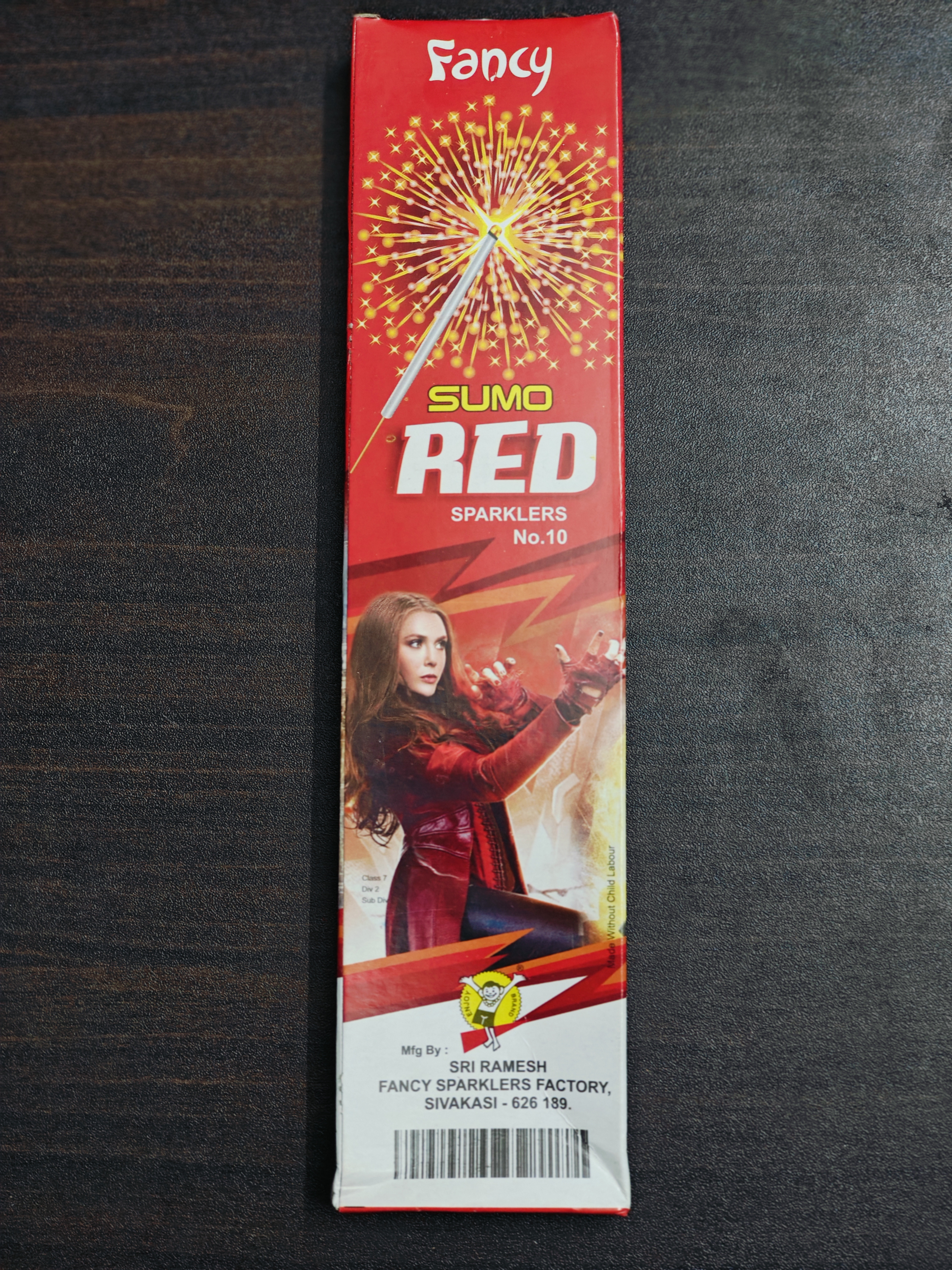 10 Cm Red Sparklers 
