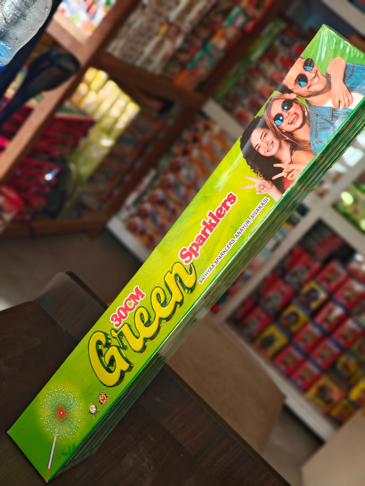 30 cm green sparklers