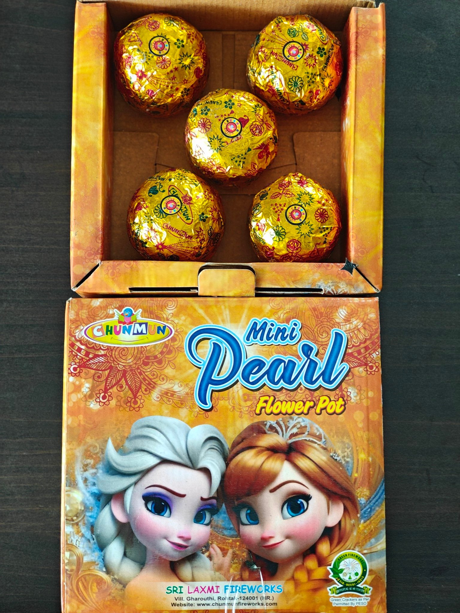 mini pearl flower pots