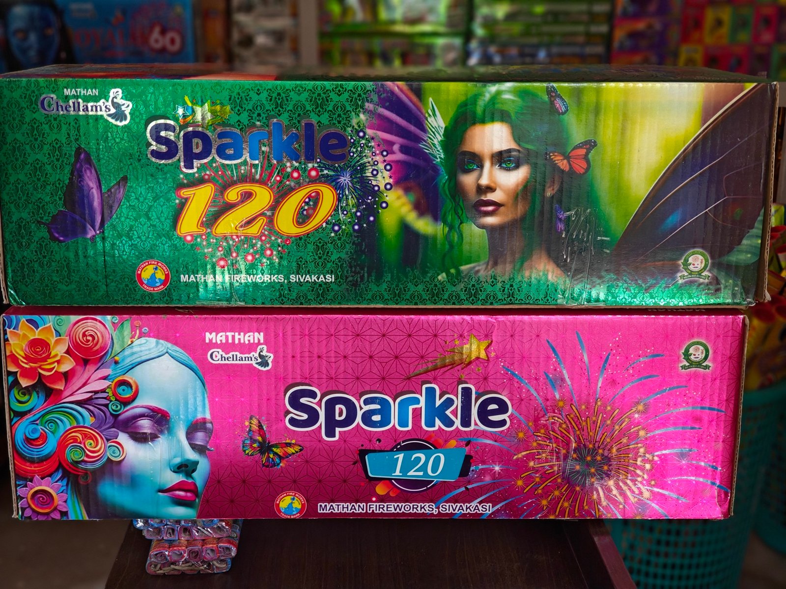 120 shot multicolour