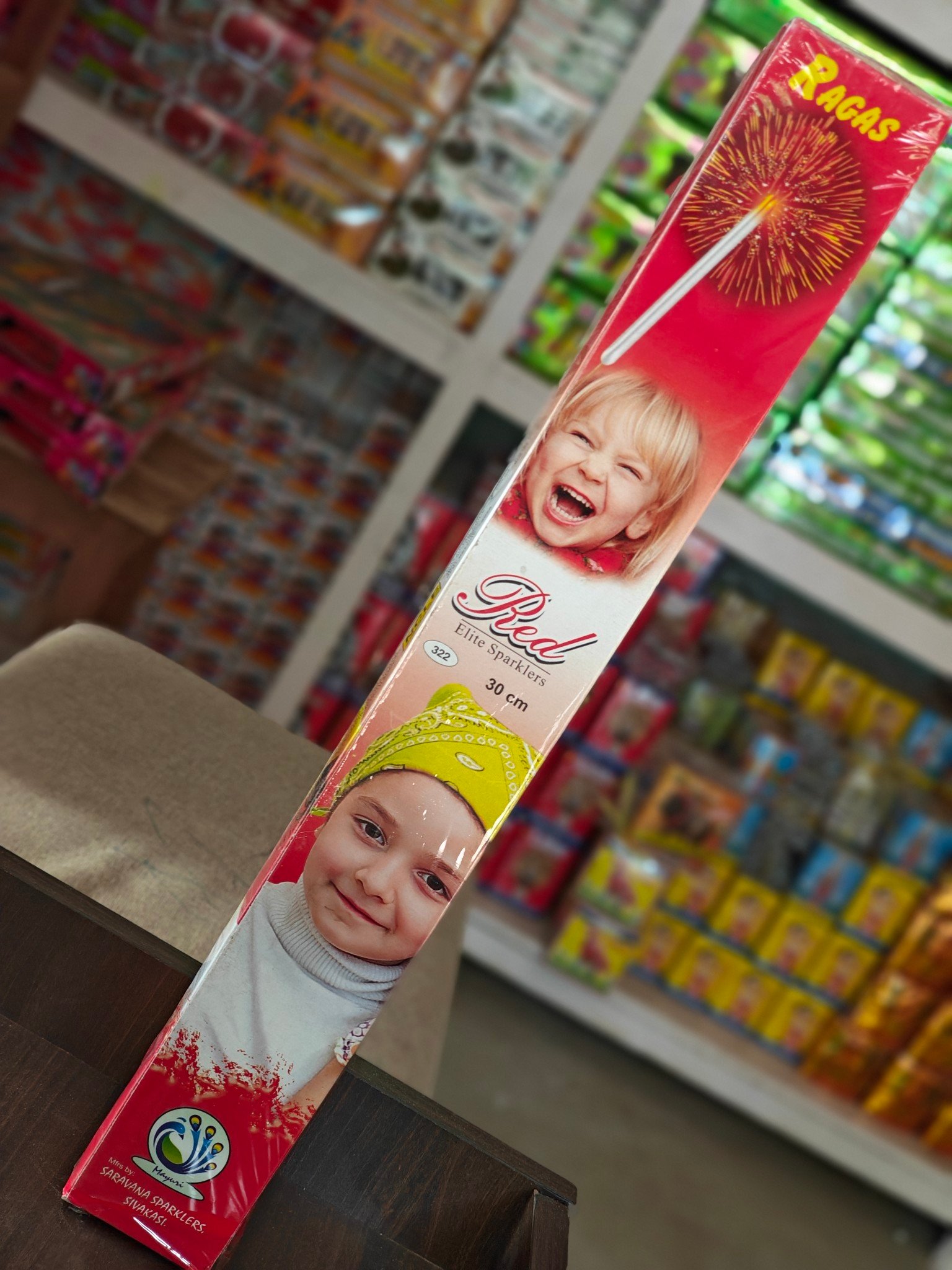 30 cm Red sparklers 